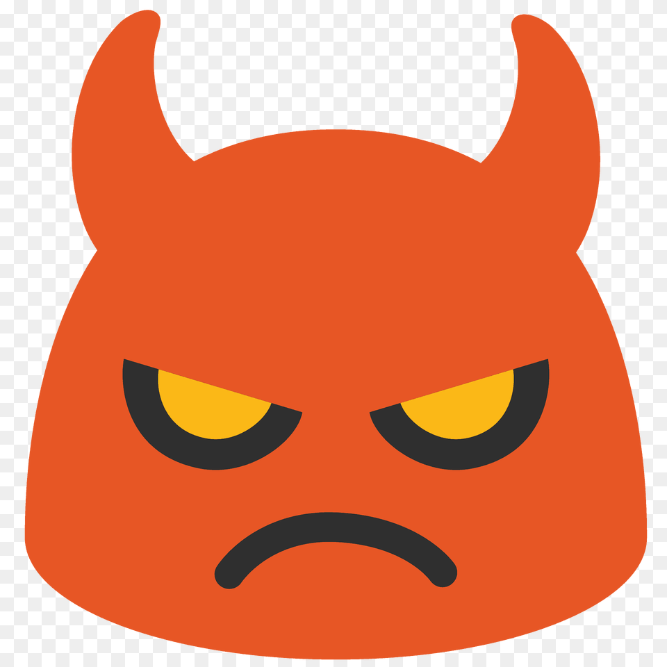 Angry Face With Horns Emoji Clipart, Animal, Cat, Mammal, Pet Free Transparent Png