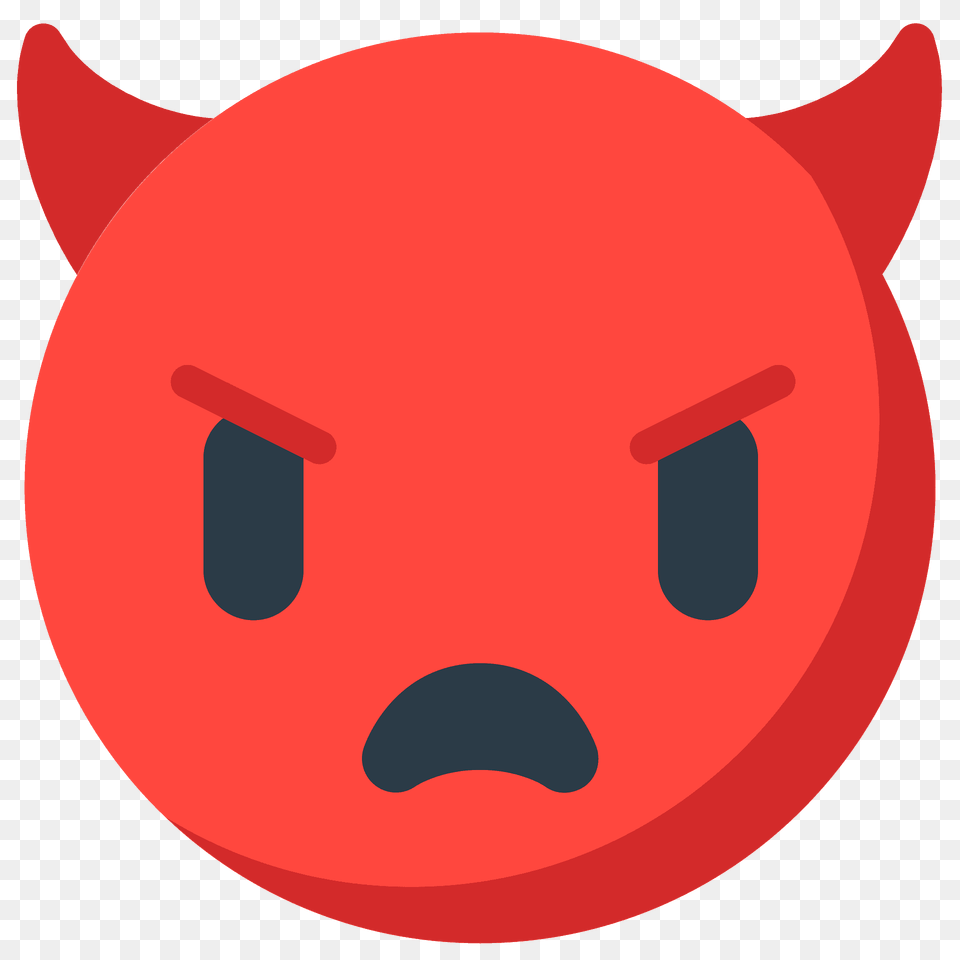 Angry Face With Horns Emoji Clipart, Snout Free Png Download