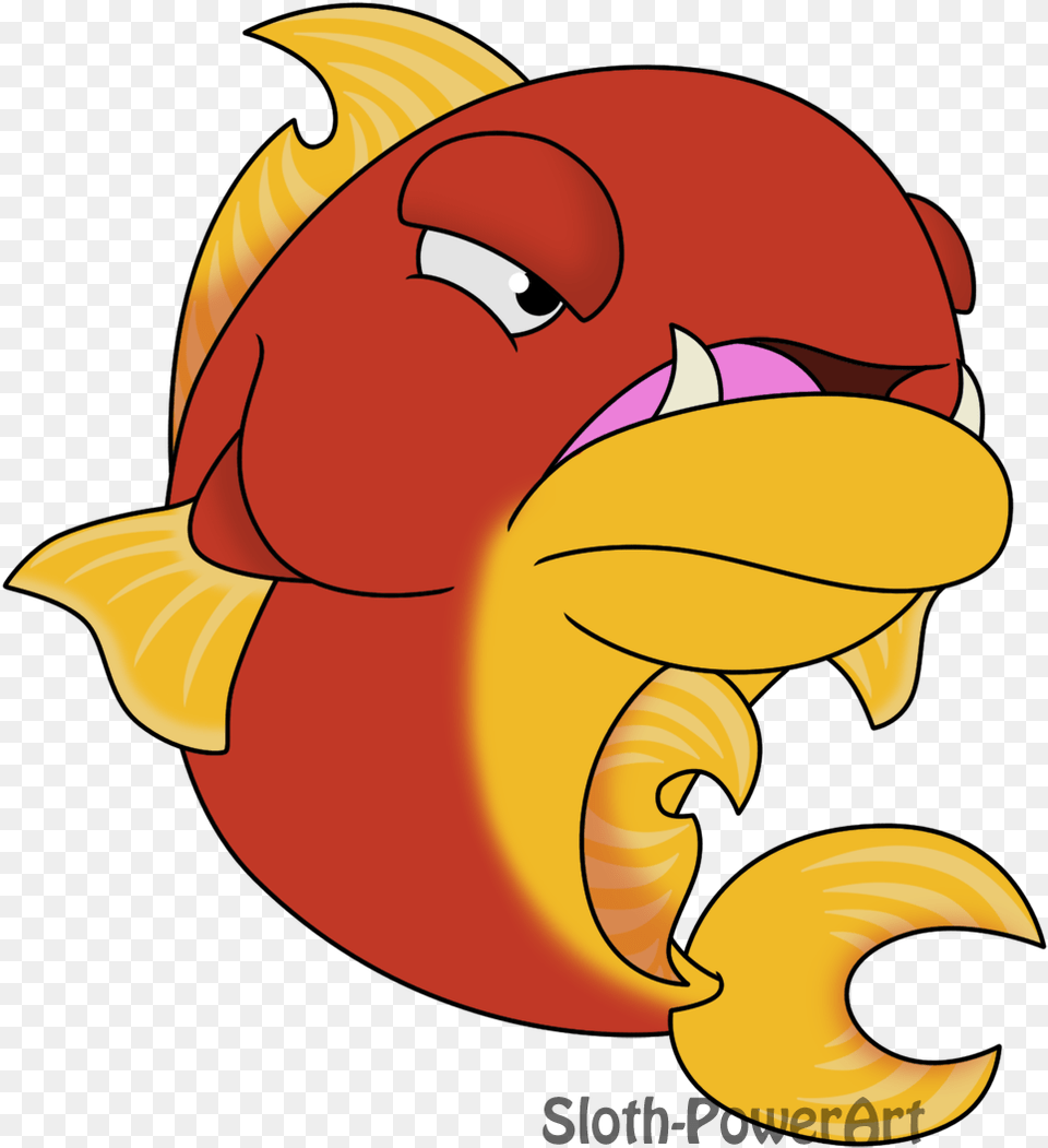 Angry Fish Cartoon Donkey Kong Finley, Baby, Person, Animal, Sea Life Free Png Download