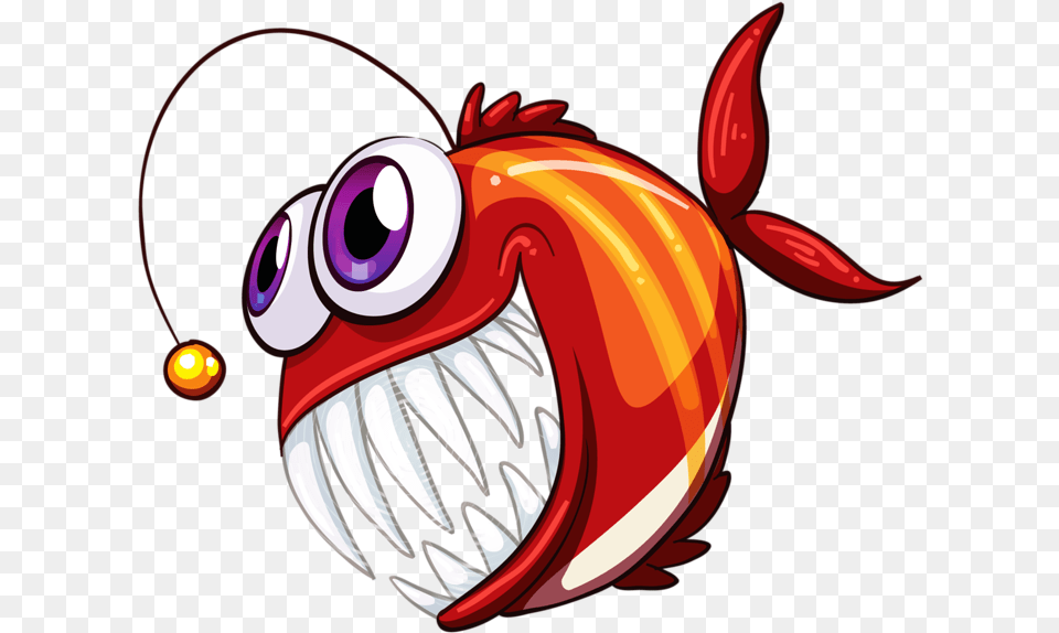 Angry Fish Clipart Picture Transparent Foto Angler Fish Graphics, Animal, Sea Life, Art, Dynamite Free Png Download