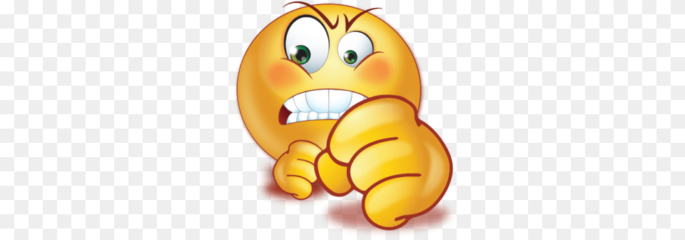 Angry Fist Fight Emoji Fight Emoji, Clothing, Hardhat, Helmet, Food Free Transparent Png