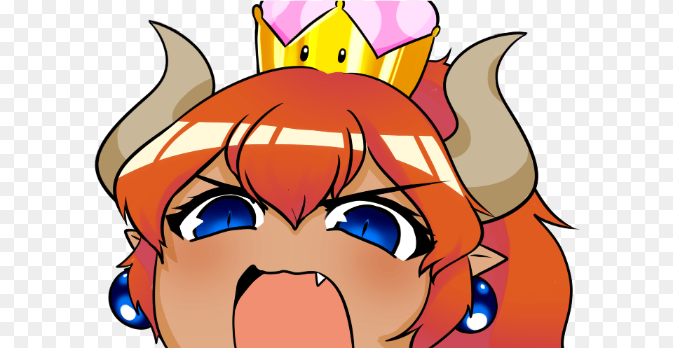 Angry Gay Noises Meme Angry Bowsette Noises, Book, Comics, Publication, Baby Png Image