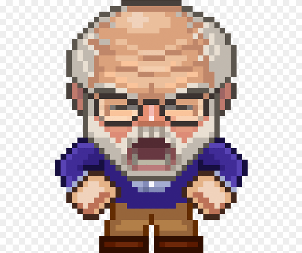 Angry Grandpa Squad Rivals, Face, Head, Person, Photography Free Png