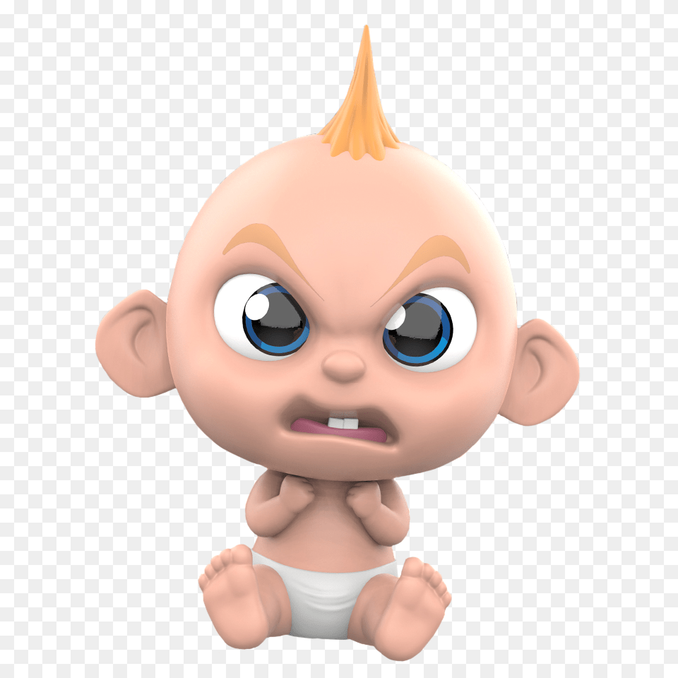 Angry Jack Jack Jack The Incredibles Mad, Doll, Toy, Face, Head Free Png Download