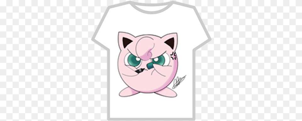 Angry Jigglypuff Shirt Roblox Todoesdigitalrdcom Cartoon, Clothing, T-shirt Free Png