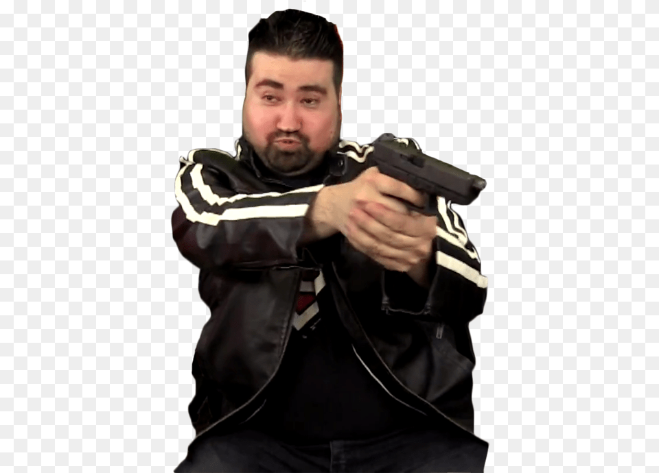 Angry Joe With Gun, Firearm, Handgun, Weapon, Shooting Free Transparent Png