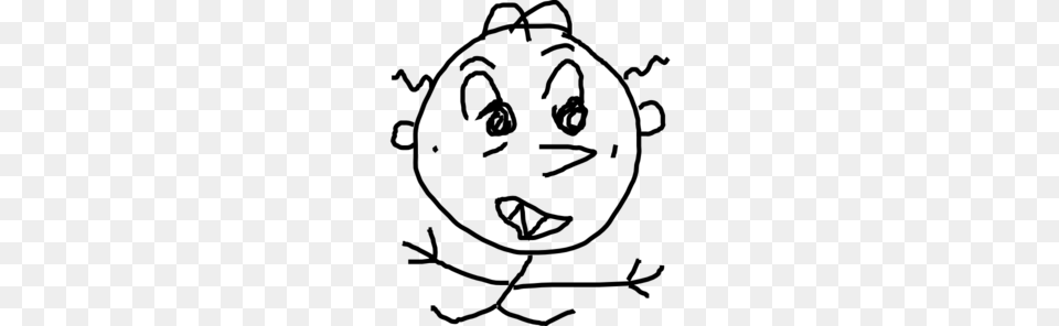 Angry Kid Clip Art, Gray Png Image