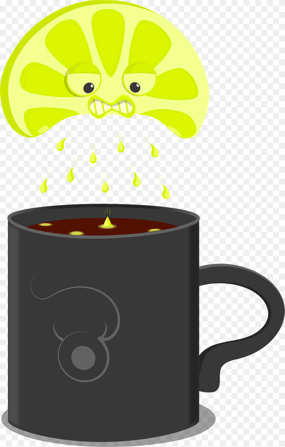Angry Lime Clipart, Cup, Food, Fruit, Plant Free Png Download