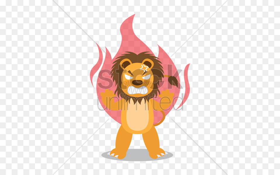 Angry Lion Vector Image, Animal, Mammal, Wildlife Free Png