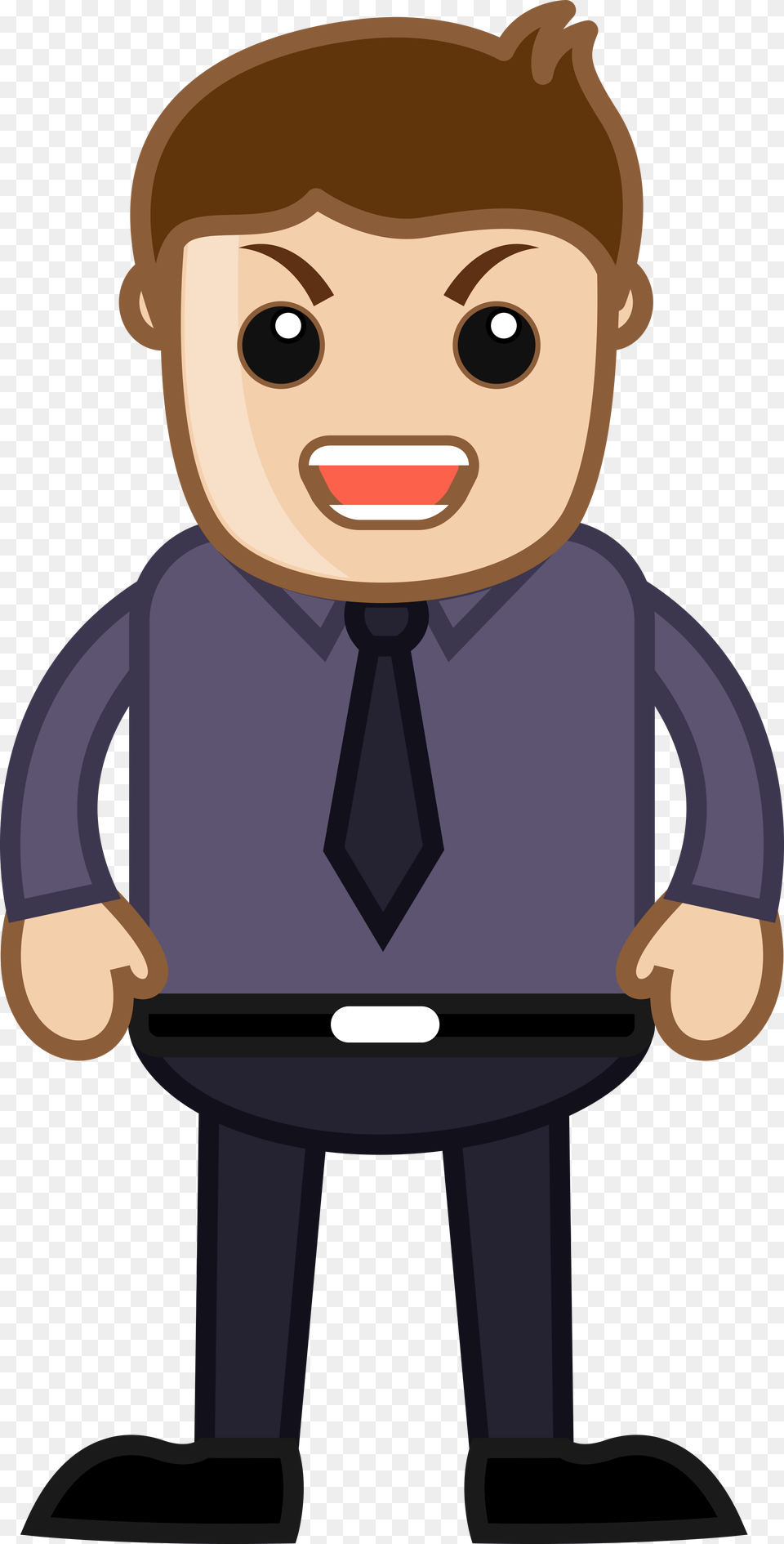 Angry Man Angry Man Office Corporate Cartoon People Angry Cartoon Person, Formal Wear, Accessories, Baby, Tie Free Transparent Png