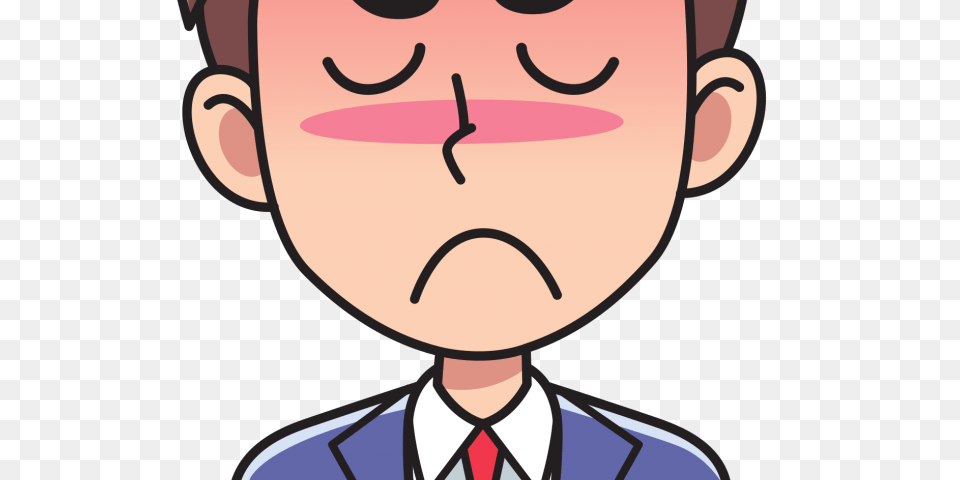 Angry Man Clipart, Face, Head, Person, Formal Wear Free Png