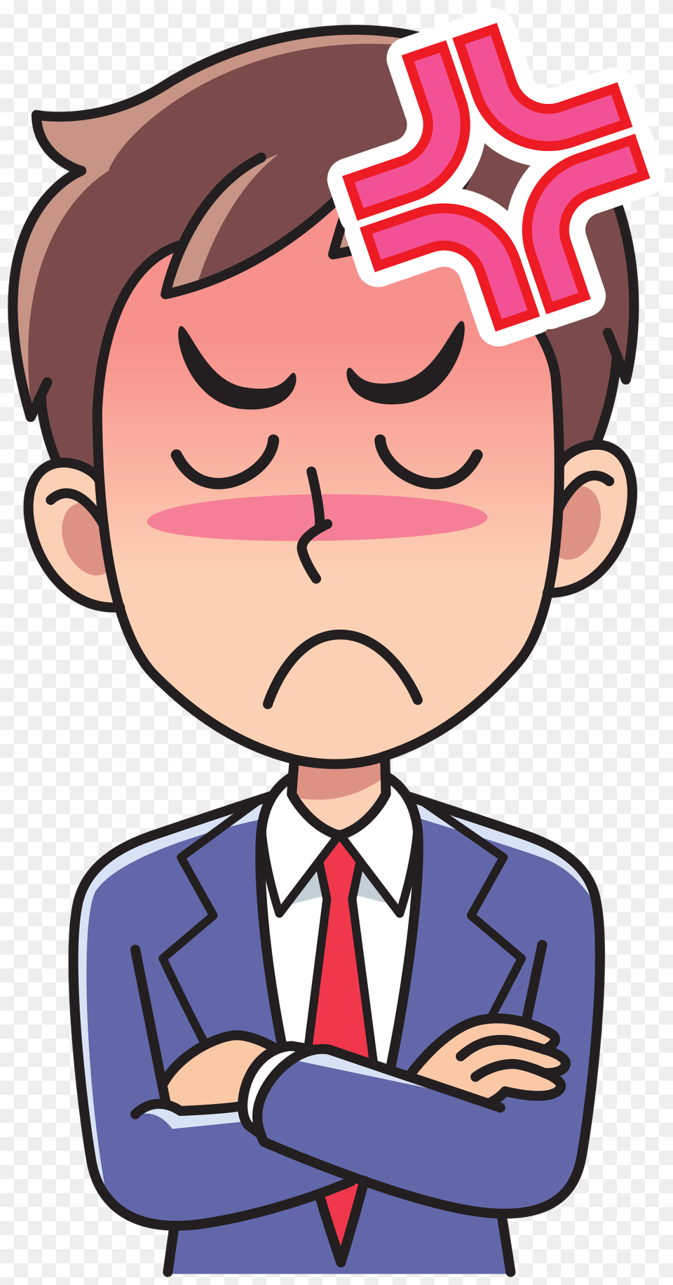 Angry Man Clipart Clip Art, Logo, Publication Free Transparent Png