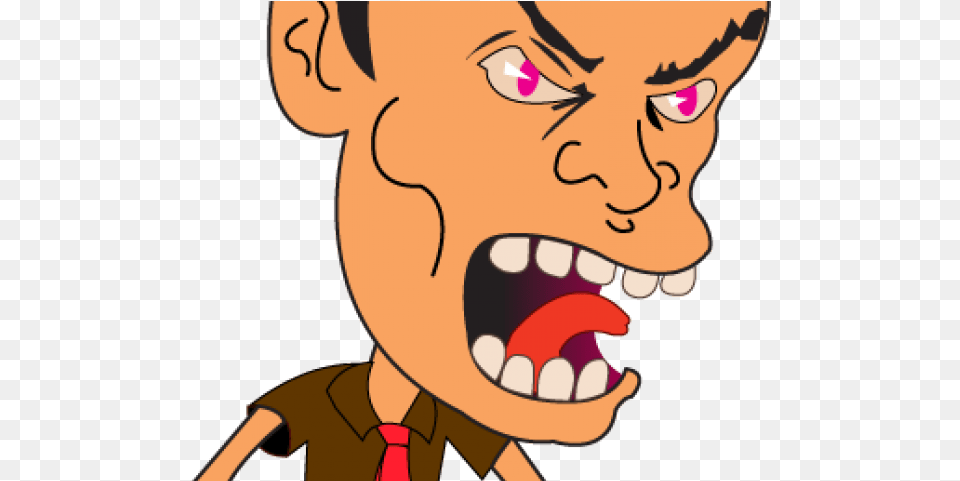Angry Man Clipart Funny People Clip Art, Body Part, Mouth, Person, Teeth Free Png Download