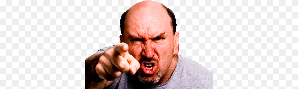 Angry Man Picture Someone Pointing A Finger, Adult, Face, Head, Male Free Png