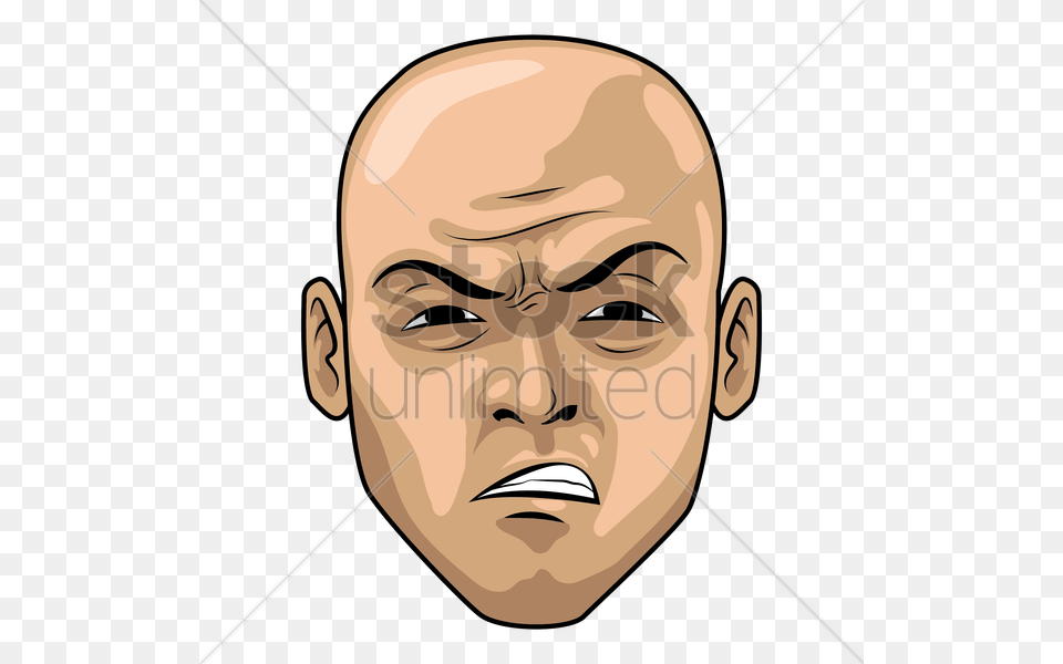 Angry Man Vector, Sad, Face, Frown, Head Free Png Download