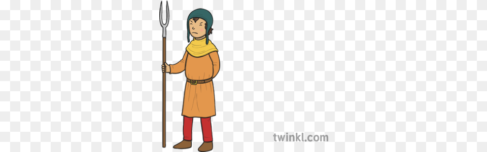 Angry Medieval Man 02 Illustration Twinkl Medieval Man Illustration, Child, Female, Girl, Person Free Png