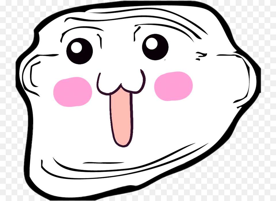 Angry Meme Face Transparent Background Clip Troll Kawaii, Body Part, Person, Mouth, Tongue Png