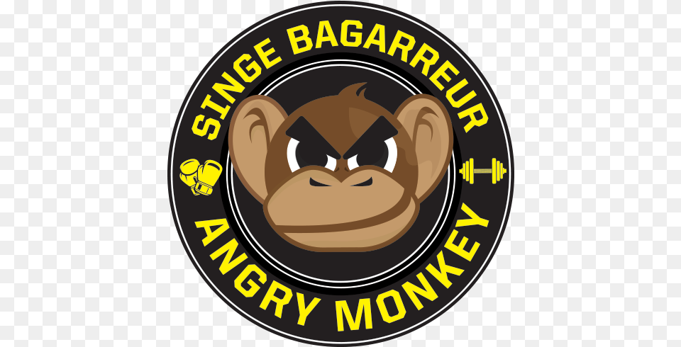Angry Monkey Mma Gym Flower Icon, Photography, Disk, Animal, Ape Png Image