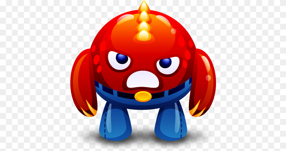 Angry Monster Red Icon Cute Monsters Free Transparent Png