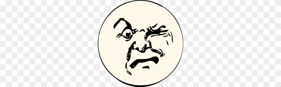 Angry Moon Clip Art, Stencil Png Image