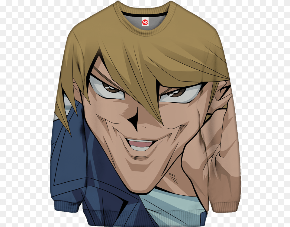Angry Mouth Angry Joey Sweatshirt Yu Gi Oh Face Meme He Don T Scare Me None, Publication, Book, Comics, Person Free Png