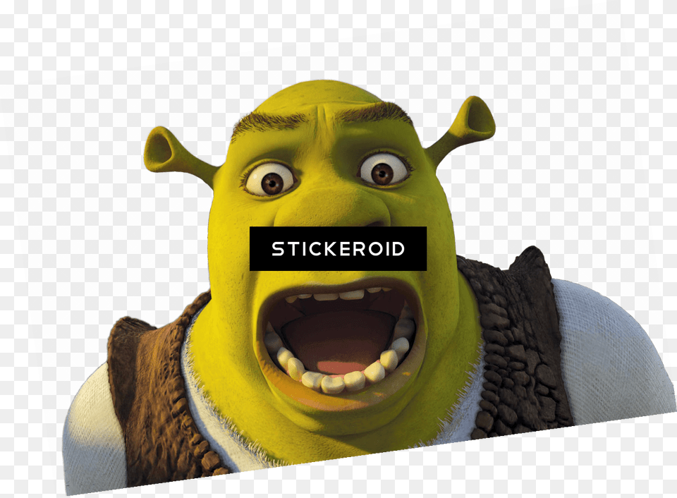 Angry Mouth Shrek Surprised, Toy Free Transparent Png