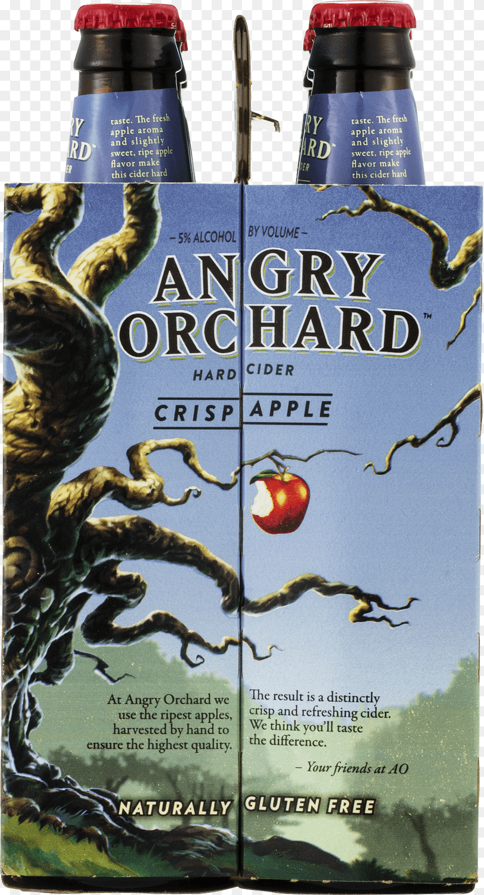 Angry Orchard Crisp Apple Hard Cider 6 Pack 12 Fl, Alcohol, Beer, Lager, Beverage Free Png