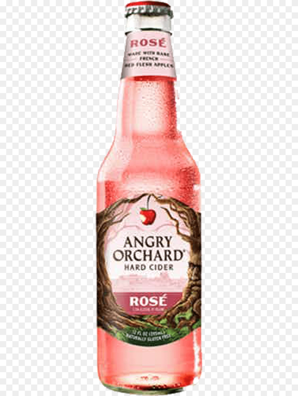Angry Orchard Logo, Alcohol, Beer, Beverage, Bottle Png Image