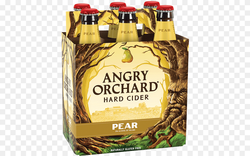 Angry Orchard Pear Cider Angry Orchard Green Apple, Alcohol, Beer, Beverage, Lager Free Png Download