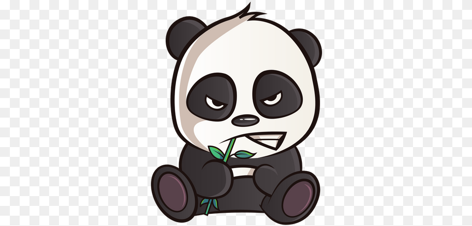 Angry Panda Icon Of Sticker Style Available In Svg Cartoon Angry Panda, Photography, Ammunition, Grenade, Weapon Png