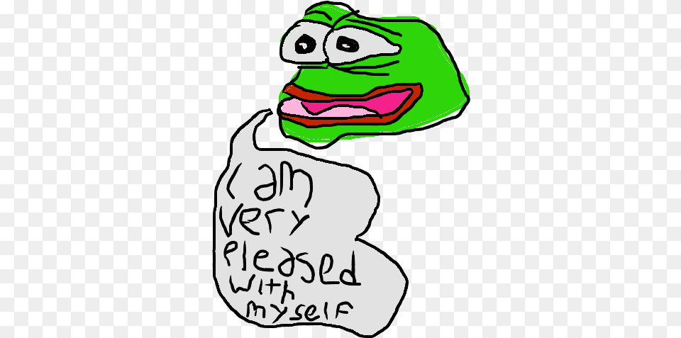 Angry Pepe Pepe Feels Good Man, Sticker, Amphibian, Wildlife, Frog Png