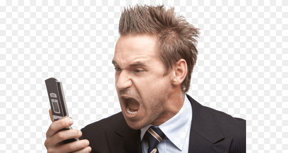 Angry Person Transparent Images All Angry Person On Phone, Head, Face, Adult, Male Png Image