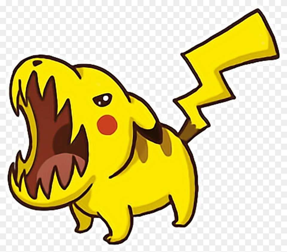 Angry Pikachu Pokemon Pikachu In Angry, Animal, Mammal, Pig Png