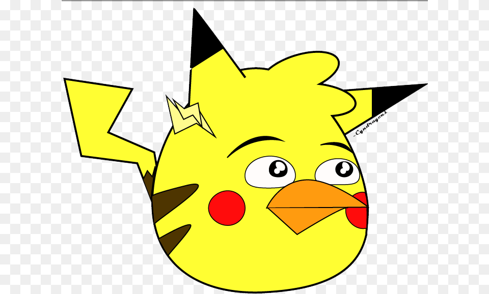 Angry Pikachu Transparent Angry Birds Pikachu Animal, Baby, Person, Face, Head Png