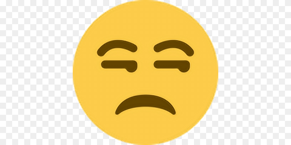 Angry Pissed Annoyed Unhappy Upset Emoji Emoticon Face, Logo, Head, Person Png