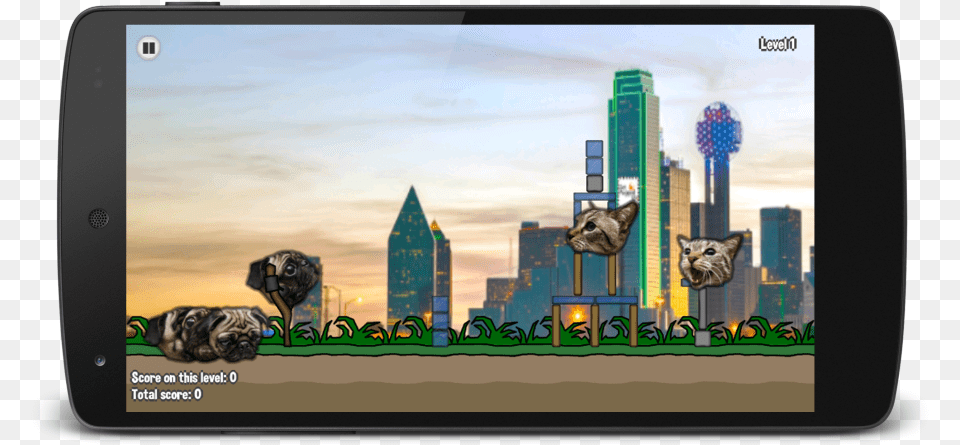 Angry Pugs The Game On Google Play Smartphone, City, Urban, Metropolis, Electronics Free Transparent Png