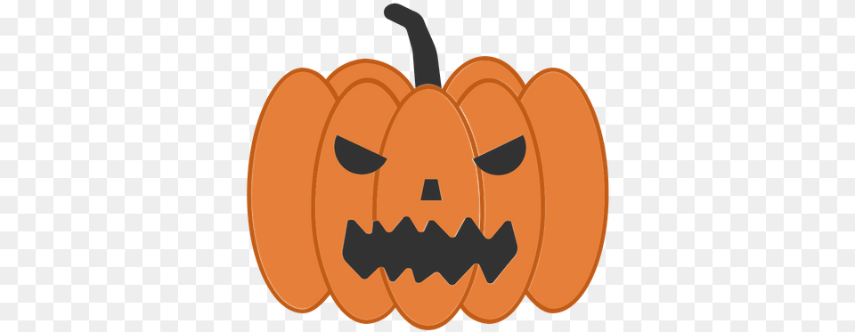 Angry Pumpkin Icon Of Flat Style Available In Svg, Food, Plant, Produce, Vegetable Free Png Download