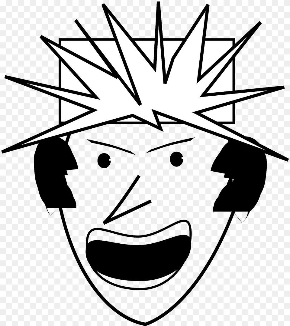 Angry Punk Clipart, Book, Publication, Comics, Head Free Png