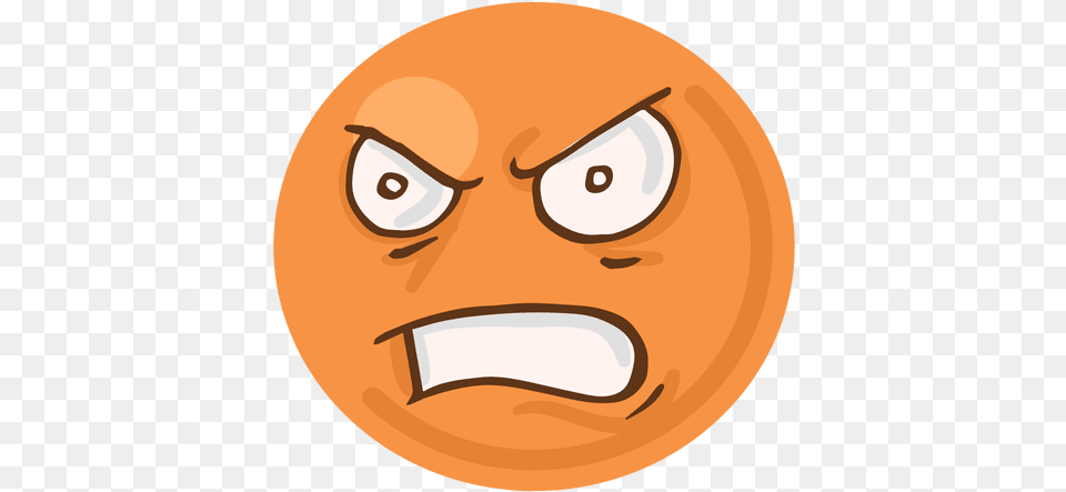 Angry Rage Face Emoji Cara De Enojado, Vegetable, Pumpkin, Food, Produce Free Png Download