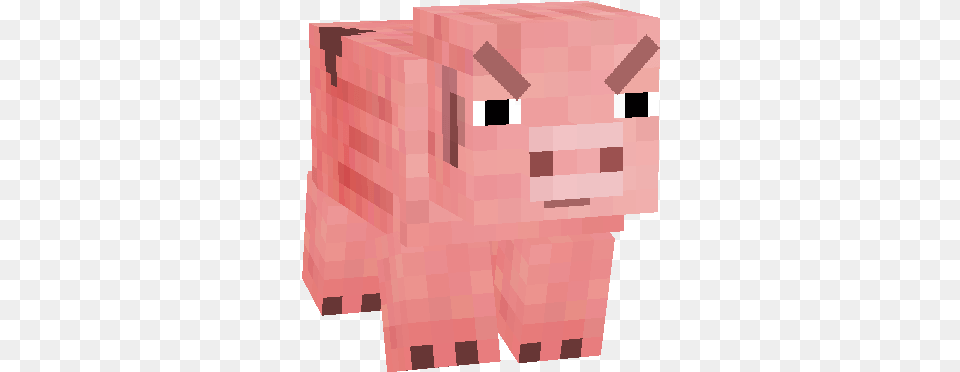 Angry Reuben The Pig Minecraft Mad Pig, Brick Free Png