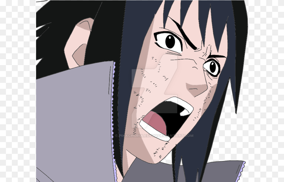 Angry Sasuke Uchiha Download Sauske Angry, Book, Comics, Publication, Person Free Transparent Png