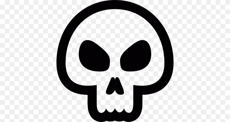 Angry Skull, Stencil, Smoke Pipe Free Png Download