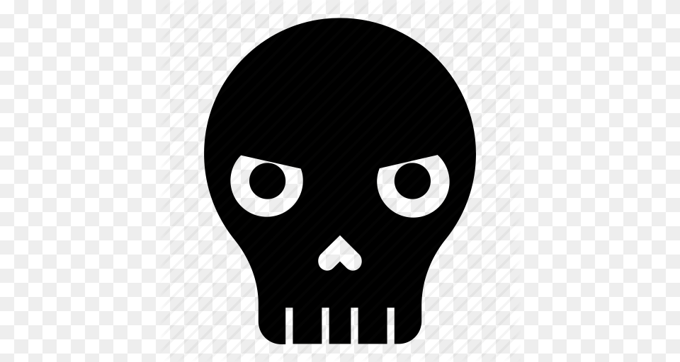 Angry Skull Dead Death Emoji Halloween Mask Skull Icon Free Png Download