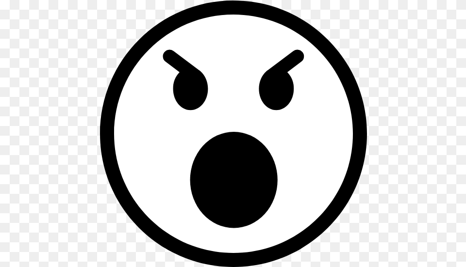 Angry Smiley Face Graphic Picmonkey Graphics Mikeer, Stencil, Disk Free Transparent Png