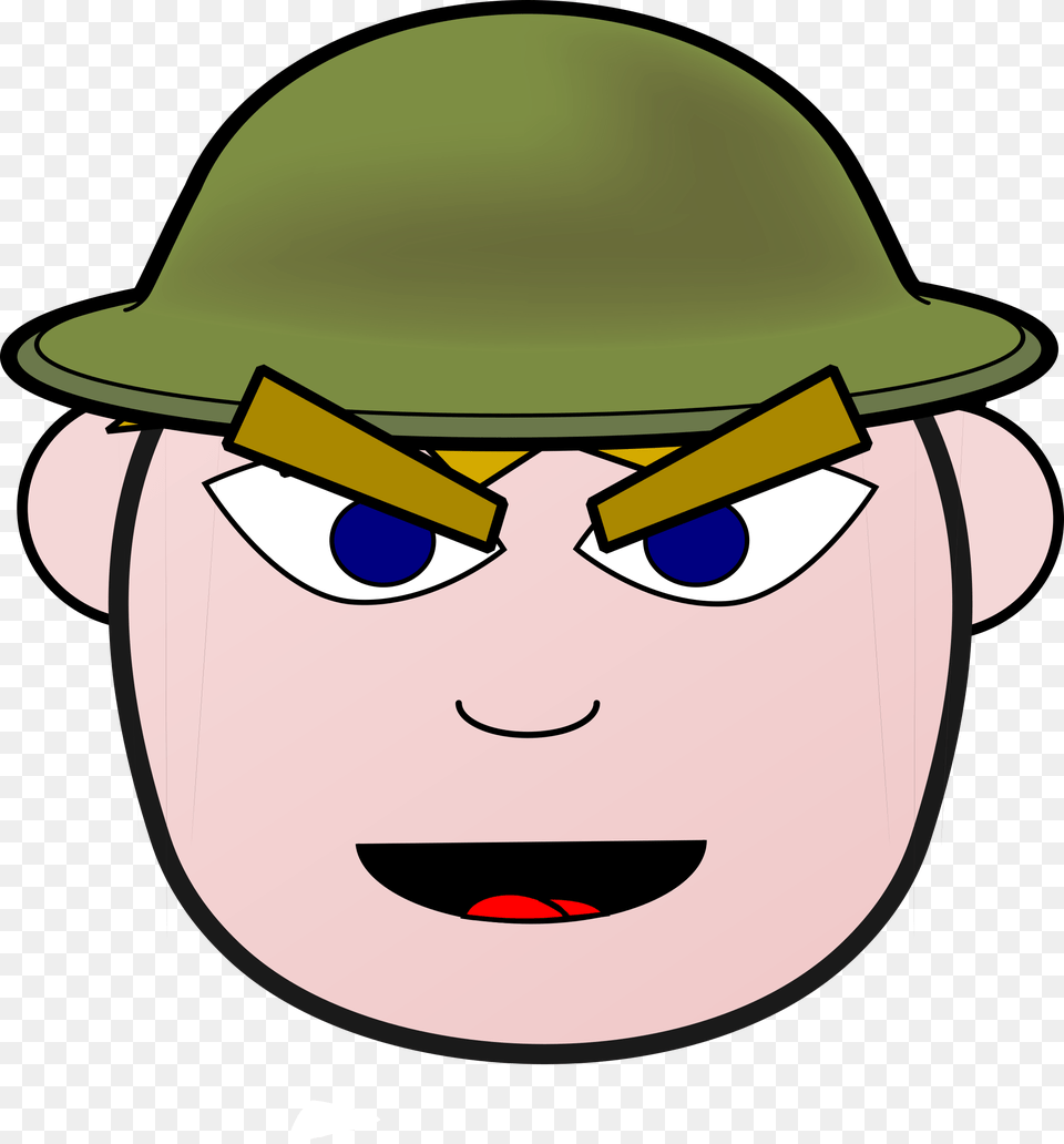 Angry Soldier Boy Clip Arts Angry Soldier Clipart, Clothing, Hardhat, Helmet Free Png Download