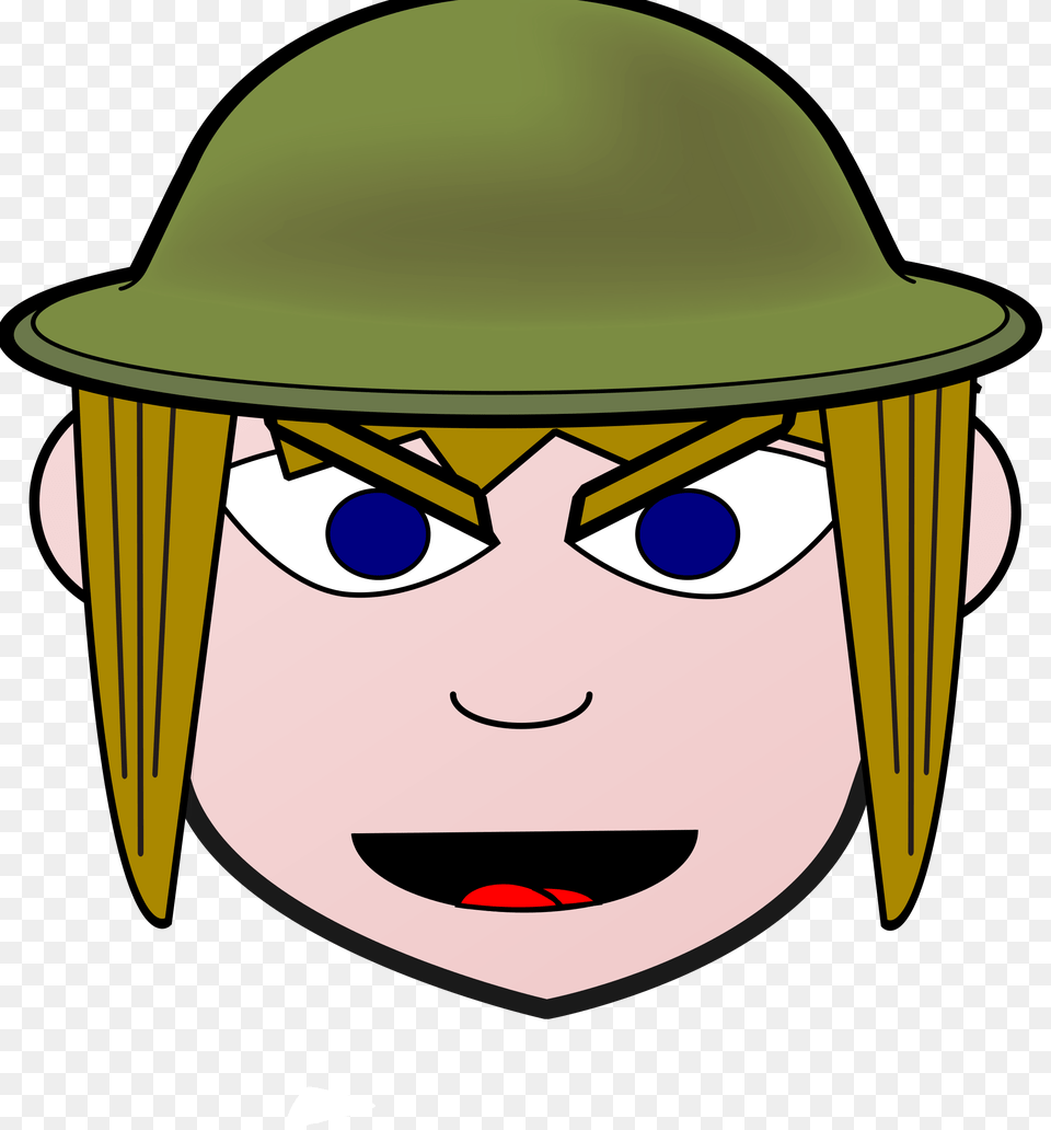 Angry Soldier Cliparts Clip Art, Clothing, Hardhat, Helmet, Face Free Png Download