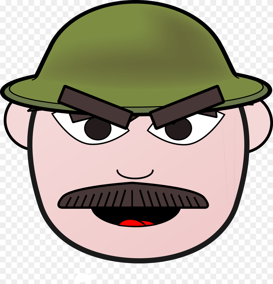 Angry Soldier Man Icons, Clothing, Hardhat, Helmet, Head Free Transparent Png
