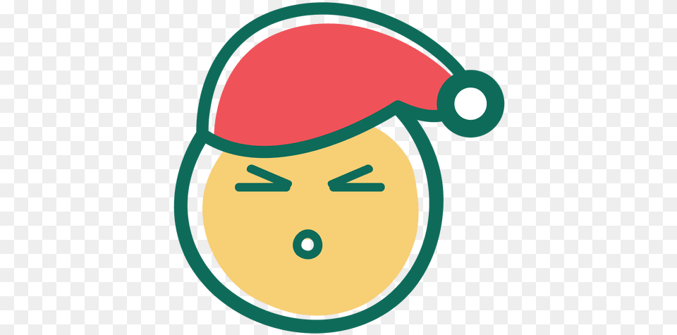 Angry Squint Eye Santa Claus Hat Face Emoticon 35 Clip Art, Alarm Clock, Clock, Text Free Png