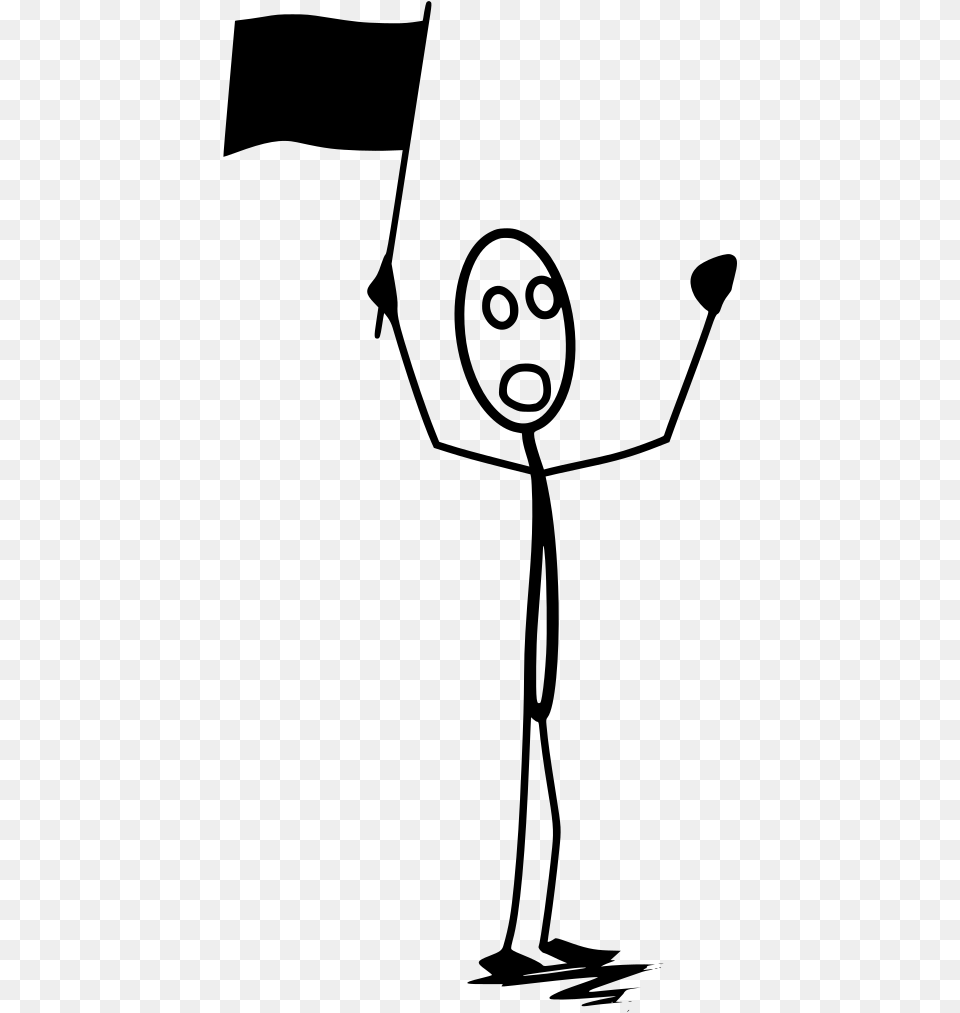 Angry Stick Figure Clipart Download, Gray Free Transparent Png