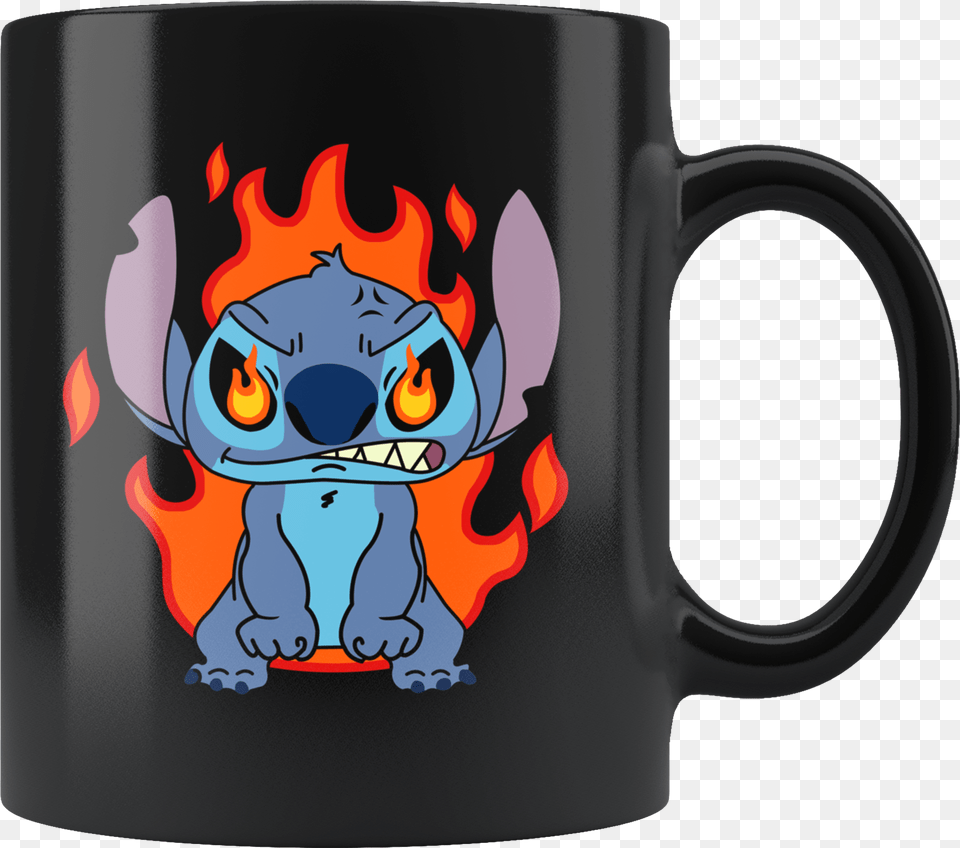 Angry Stitch Disney Mug Angry Stitch, Cup, Beverage, Coffee, Coffee Cup Free Transparent Png